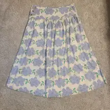 Draper James RSVP Size Small Midi Skirt Floral