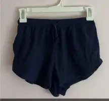 navy blue waffle sweatshorts!!