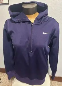 Nike Women'ss Large Purple Half ZIP Hoodie