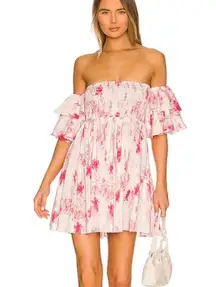 Dina Dress - Abstract Rose Flora