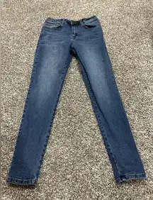 Union Bay  Women Size Medium Fits 7 9 11 High Rise Jeans Denim Skinny Comfortable