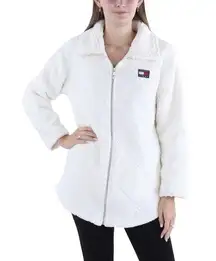Tommy Hilfiger Womens Short Warm Faux Fur Coat