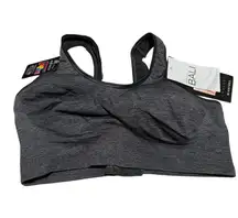 Beauty by Bali Women's Gray Comfort Revolution Alpha Bra - Size Small - NWT