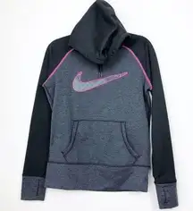 Nike  S Therma-fit Swoosh Fleece Thumb Hole Hoodie