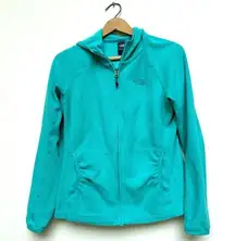 The North Face Seafoam Green Lightweight Thermo Fleece Hoodie Small