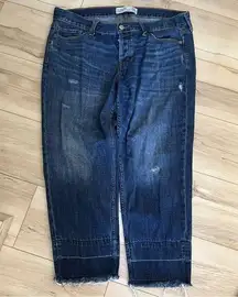 Abercrombie & Fitch Boyfriend straight denim Jeans Size 12