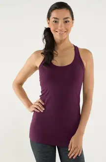 Lululemon Cool Racerback In Plum Size 4