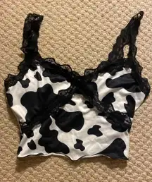 SheIn cow print top