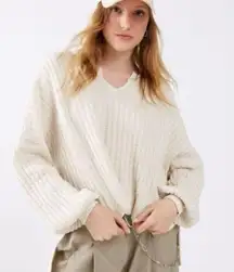 Urban Outfitters BDG Allie Notch Neck Pullover Sweater