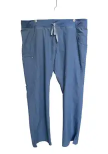 Figs Kade Cargo Scrub Bottoms Heather Denim PO 1299 Healthcare Nursing Size‎ XL