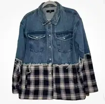 Misguided Oversized Blue Denim
Jacket(Size 6)