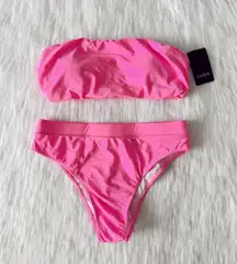 NWT Bubblegum Pink Bikini Set Size Large