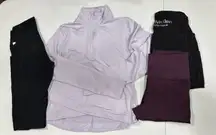 Lot of 4 Layer 8 Sweatshirt, C.K , Fabletics , Balance Collect. Leggings Size S