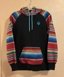 Hooey Women's Black Multi Tijuana Hoodie sz S