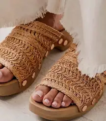 Kelsi Dagger Brooklyn woven studded clog sandal 6