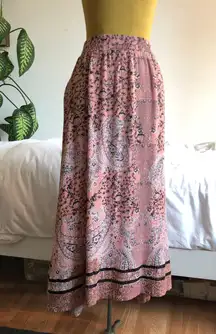 Printed Maxi Skirt