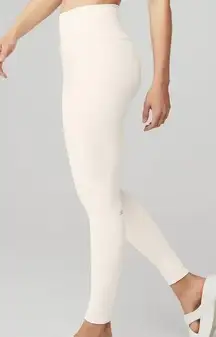 HIGH-WAIST AIRBRUSH LEGGING Ivory Small