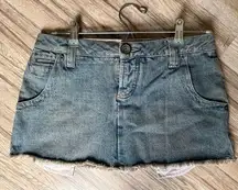 Duck Clothing Micro Mini Denim Skirt 5