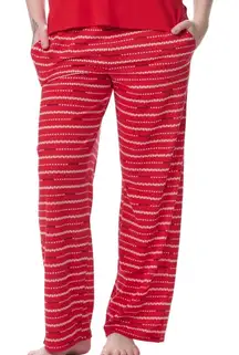 Brand New Tommy Hilfiger Women's Size Large Red The Long Pants Ankle Length