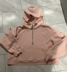 Lululemon Scuba Strawberry  milk shake  Half-Zip