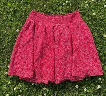 Lined Patriotic Skirt Old Navy 4th of July Stars Red