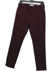 Sanctuary, social, standard‎ women’s size 8 high-rise skinny ankle leopard print