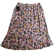 IN STUDIO FLORAL Long Boho Skirt size 1X