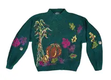 Vintage Woolrich Embroidered Wool Blend Sweater | Size Medium