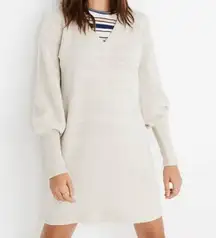 bubble sleeve Sweater Dress