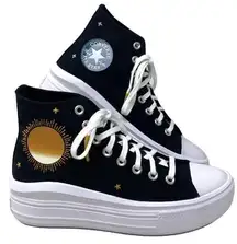 Converse  Chuck Taylor All Star Move Hi Platform Celestial Black 7.5