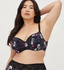 Torrid Curve 360 back smoothing lightly lined full coverage balconette bra 46 D