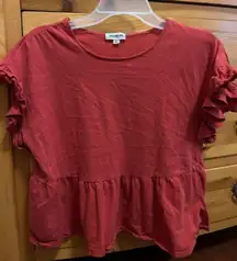 Red Short Sleeve Shirt