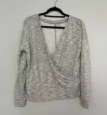 Light Gray Comfy Vneck Sweater Sweatshirt