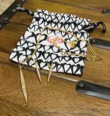 Brighton Gold Necklace and earrings