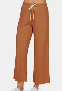 Mate the label organic thermal wide leg pant in Sedona size xs