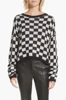 A.L.C Remington Checkered Knit Sweater