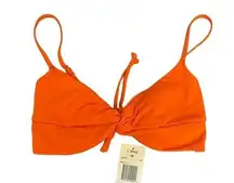 Nwt L*SPACE Ringo Bikini Top Poppy