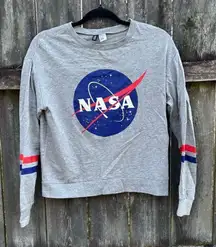 Divided H&M NASA Long Sleeve T-Shirt XS