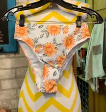 NWT Floral Western High Waisted Bikini Bottoms