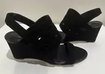Donald J. Pliner Black Suede Wedges - Brand New Never Been Worn