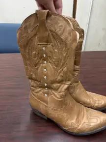 Cowgirl Boots with Rhinestones- READ DESCRIPTION
