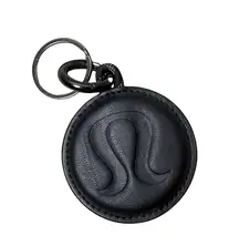 Lululemon Logo Keychain One Thing At A Time Reminder