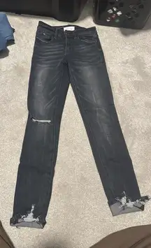 Dark/black stretch jeans 