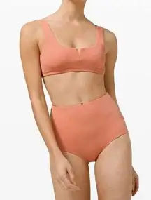 Lululemon Waterside Honeycomb Swim Bottom *High Waist, Full Coverage