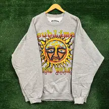 Sublime 40oz to Freedom Rock Band Oversized Crewneck Sweater Size S/M