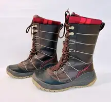 Teva Jordanelle Lace Up Insulated Snow Boot Brown/Pink size 7