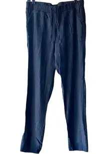 love tree black linen pants