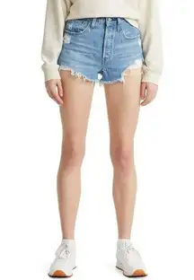 Levi's NWT  Original Womens 501 Original High-Rise Jean Shorts Distressed 30