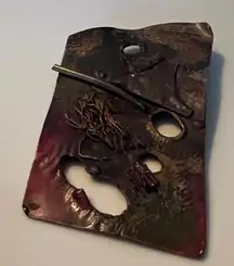 Artistic Metal Brooch one of a kind