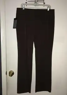 Gloria Vanderbilt GV Brown Stretch Slacks